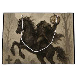 Vintage/Gothic Headless Horseman Halloween/hösten