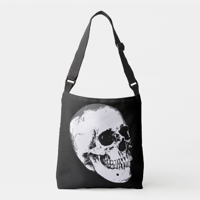 Vintage Gothic Skull Axelväska (Framsida)