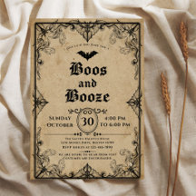 Vintage Gothic Spöken och Sprit Halloween