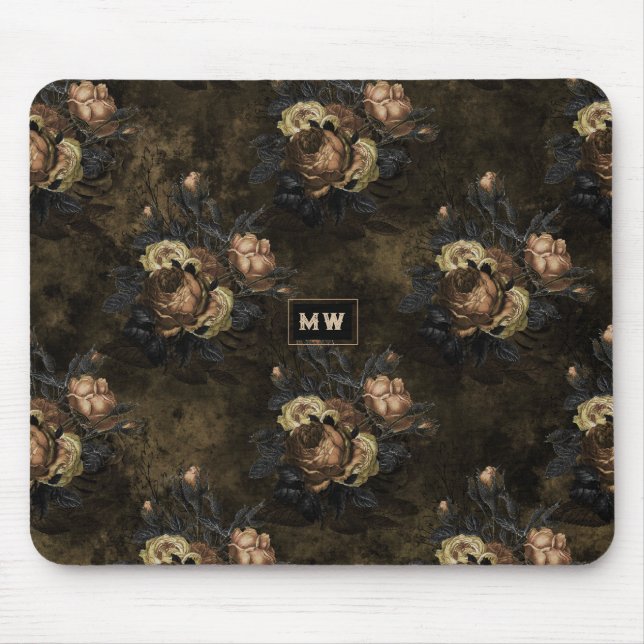 Vintage - gotik-Blommigt Musmatta (Framsidan)