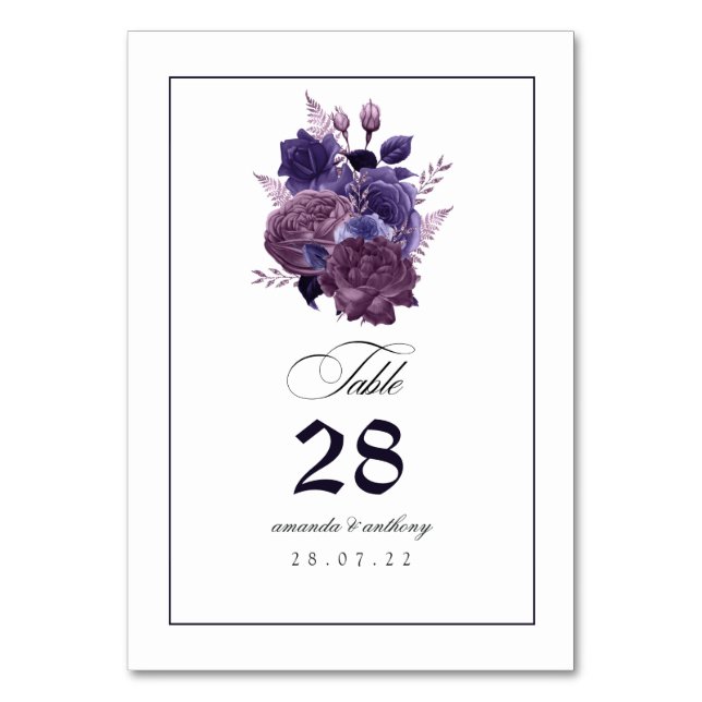 Vintage gotik bordsnummer (Framsidan)