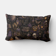 Vintage gotisk Halloween kuslig sömlös mönster