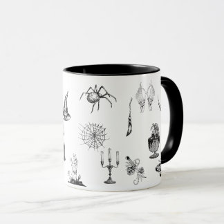 Vintage gotisk ockult mugg