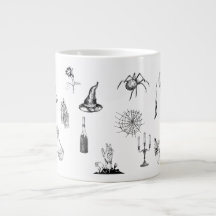 Vintage gotisk ockult mugg