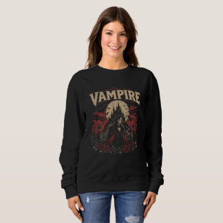 Vintage gotisk vampyr - Halloween-stämning T Shirt