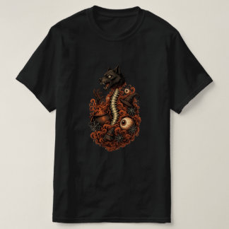 Vintage gotisk Varulv Halloween T Shirt