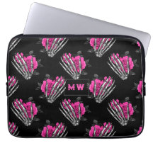 Vintage gotiska rosa rosor skelettmonogram