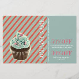 vintage Gråkaka catering bakverk Flygblad