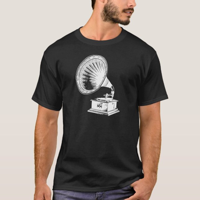 Vintage Gramofon Tee (Framsida)