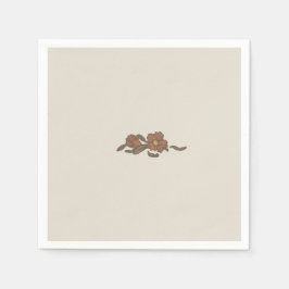 Vintage Granatäpple Pappersservett