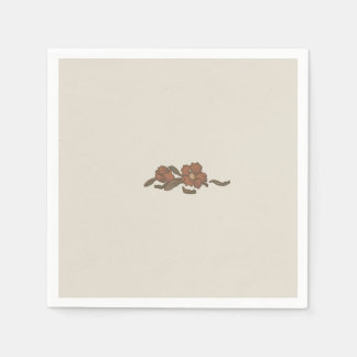 Vintage Granatäpple Pappersservett