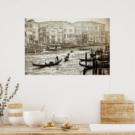 VINTAGE GRAND CANAL Poster