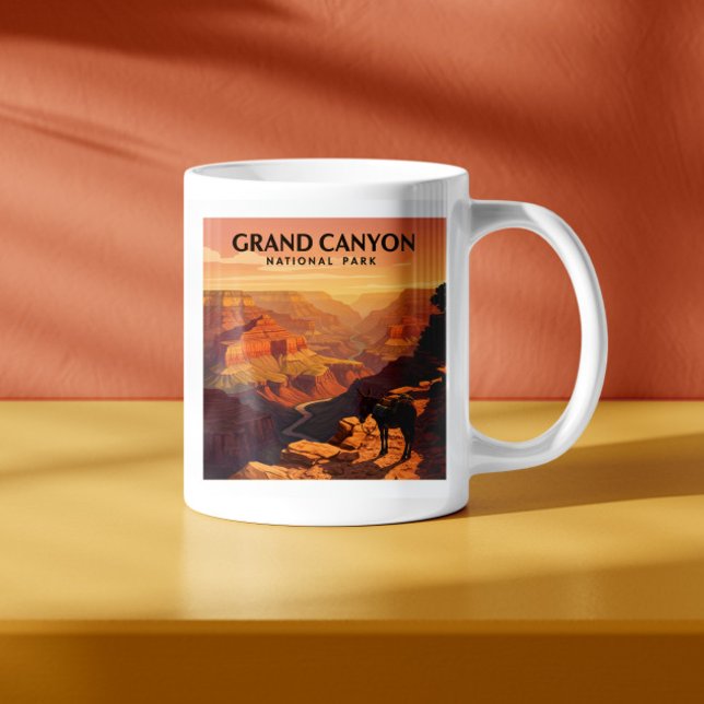 Vintage Grand Canyon nationalpark Kaffemugg (Skapare uppladdad)