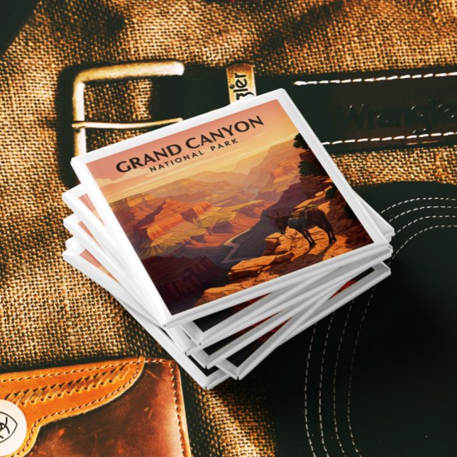 Vintage Grand Canyon nationalpark Magnet (Skapare uppladdad)