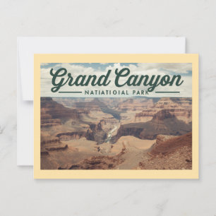 Vintage Grand Canyon Travel Vykort