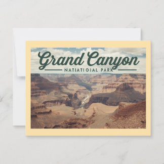 Vintage Grand Canyon Travel Vykort