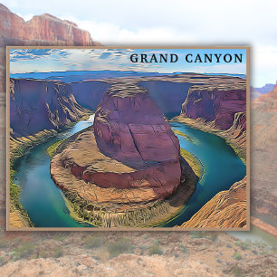 Vintage Grand Canyon USA Travel Keepsaké Vykort