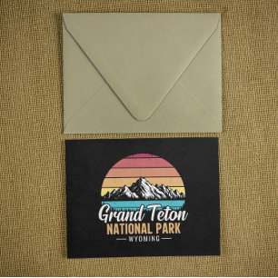 Vintage Grand Teton National Park Wyoming USA– Vykort