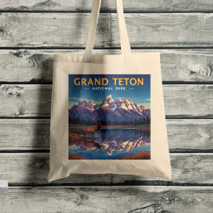 Vintage Grand Teton nationalpark Tygkasse