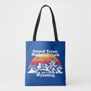 Vintage Grand Teton nationalpark Tygkasse
