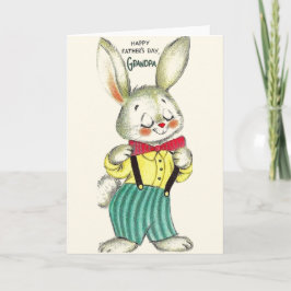 Vintage Grandpa Fars dag Greeting Card Kort