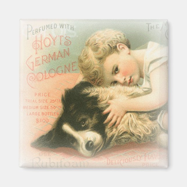 Vintage Gräns Collie Magnet (Framsidan)