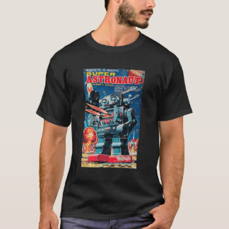 Vintage Graphic Toppen Astronaut Robot Retro Old J T Shirt
