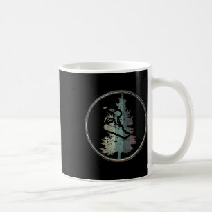Vintage Gräs Snowboarder Snowboarding Fläkt Rider Kaffemugg