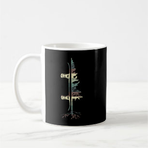 Vintage Gräs Snowboarding Gift Tee Kaffemugg