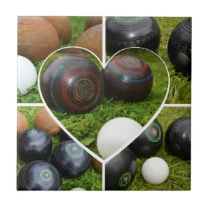 Vintage Gräsmatta Bowls Collection Kakelplatta