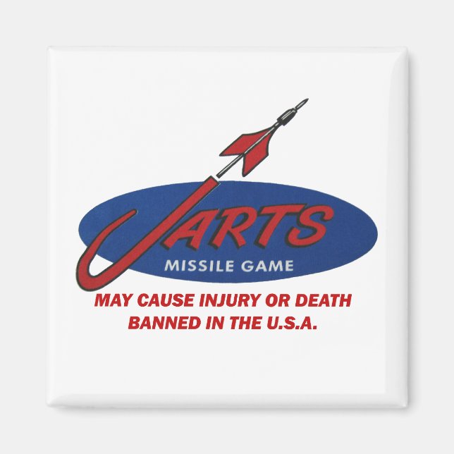 Vintage Gräsmatta Jarts Magnet (Framsidan)