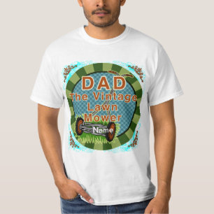 Vintage Gräsmatta Mower anpassningsbar t-shirt