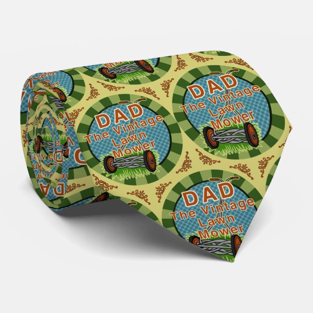 Vintage Gräsmatta Mower slips (Rullad)