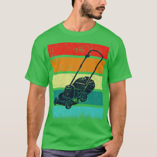 Vintage Gräsmatta Mower T Shirt