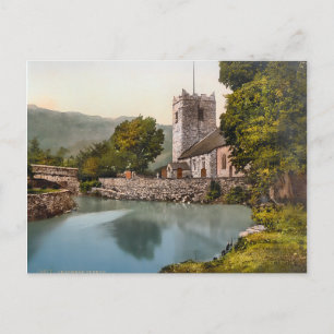 Vintage Grasmere Cumbria England Vykort