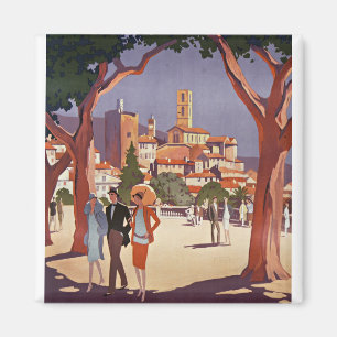 Vintage Grasse sommar konst Magnet