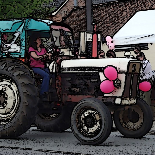 Vintage Grått massey fergison-traktor Pussel (Skapare uppladdad)