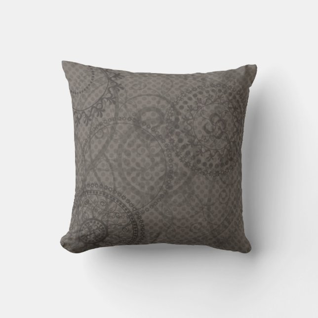 Vintage Grått MOJO Pillow Kudde (Framsida)