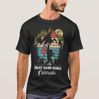 Vintage Great Sand Dunes Hiking Trail Retro 80'S T Shirt
