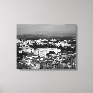 Vintage Greece Nafplion City Canvastryck