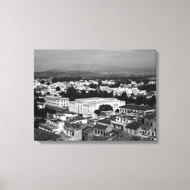 Vintage Greece Nafplion City Canvastryck (Framsida)
