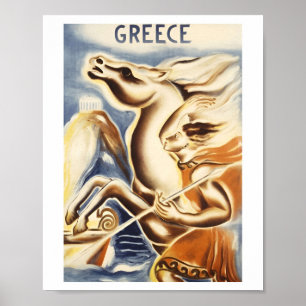 Vintage Greece Travel Classic Poster