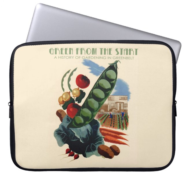 Vintage Greenbelt laptop sleeve (Framsidan)