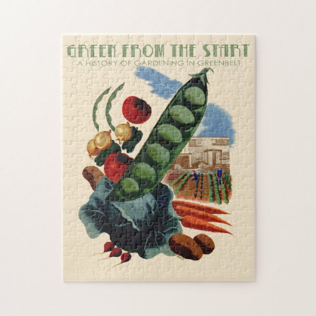 Vintage Greenbelt pussel (Vertikal)