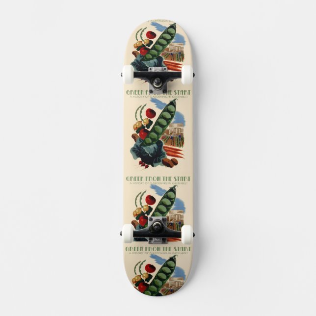 Vintage Greenbelt skateboard Bräda 19,5 Cm (Framsida)