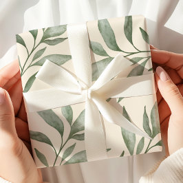 Vintage Greenery Botanical Presentpapper