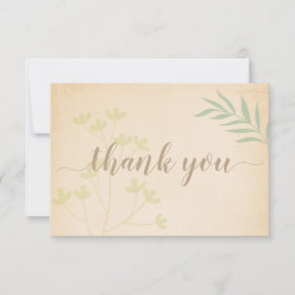 Vintage Greenery Tack Kort