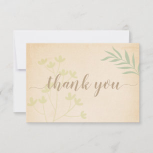 Vintage Greenery Tack Kort