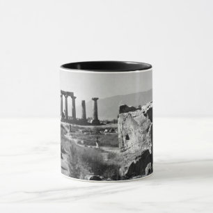 Vintage Grekland Ancient Corint Apollo tempel Mugg