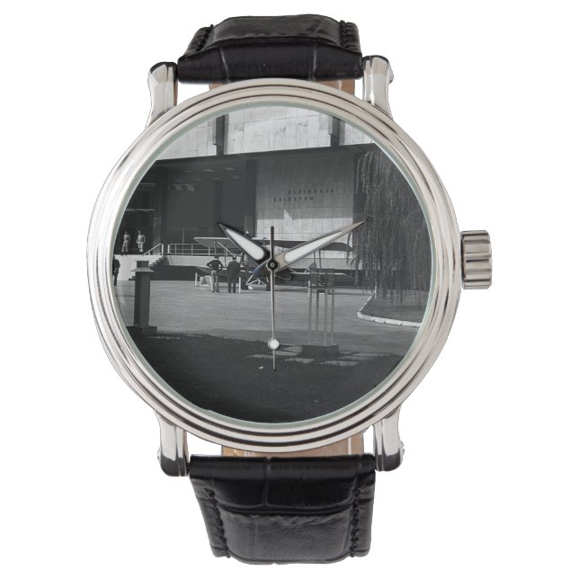 Vintage Grekland Atens armémuseum Armbandsur (Framsida)